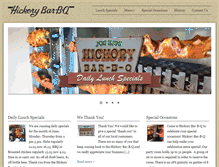 Tablet Screenshot of hickorybarbq.com